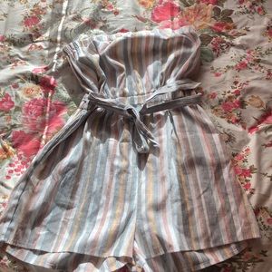 Stripped Romper